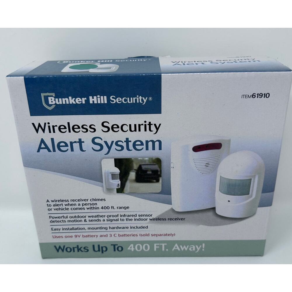 Bunker Hill Security‎ Wireless Security Alert System Works Up To 400 Ft. Away